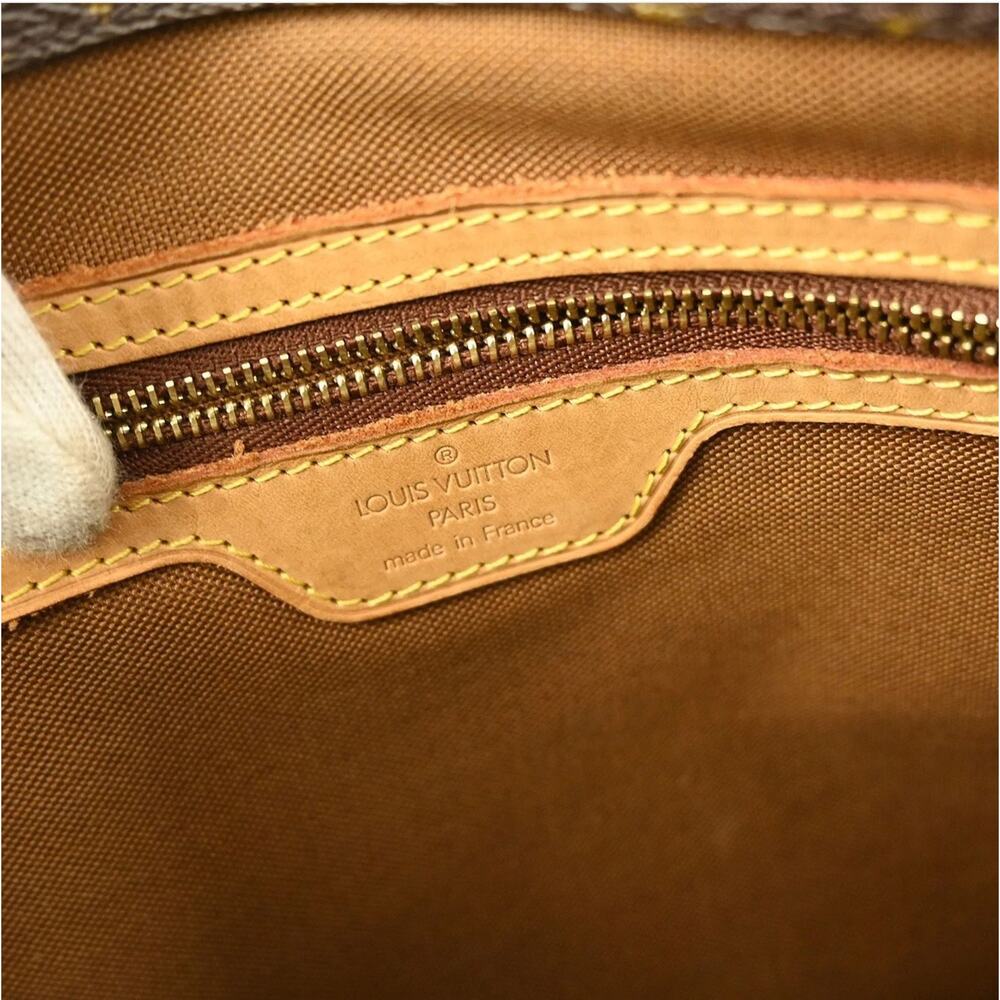 Louis Vuitton Cabas Piano Tote Bag Monogram LV Canvas Brown Shoulder Bag Travel - Picture 10 of 16